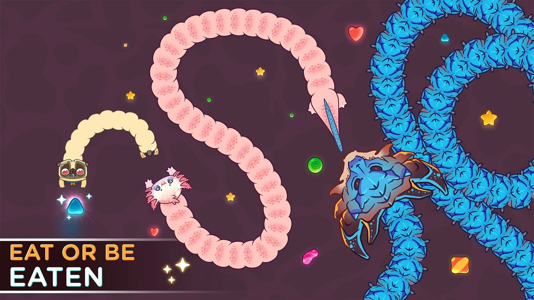 Snake Battle: Fun Snake Game - Gameplay image of android game