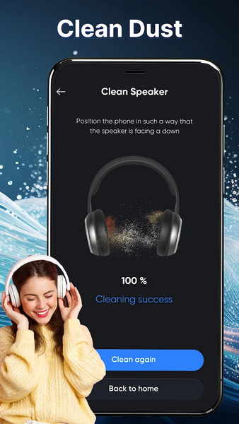 Speaker Cleaner - Water Eject - عکس برنامه موبایلی اندروید