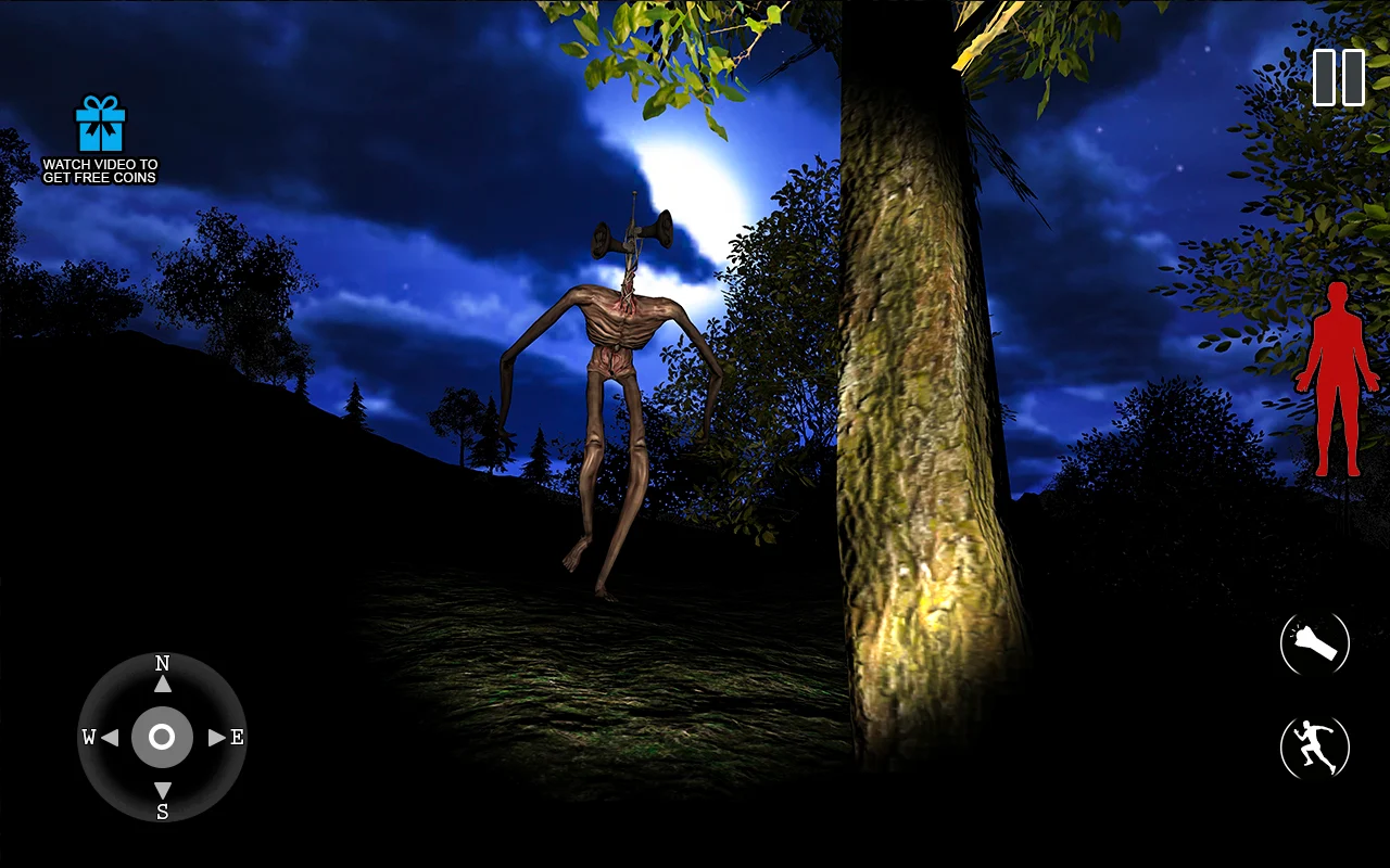 SIREN HEAD: ESCAPE IN THE FOREST free online game on