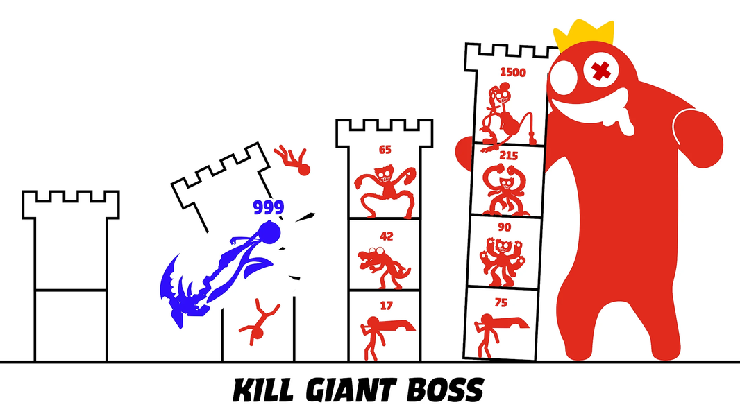 Stick Hero 2: Tower Defense - Gameplay image of android game