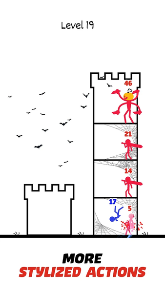 Stick Hero 2: Tower Defense - Gameplay image of android game