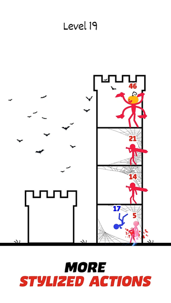 Stick Hero 2: Tower Defense - Gameplay image of android game