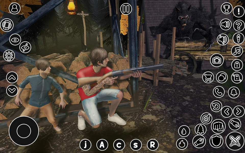 Wild Forest Werewolf Games ۳D - عکس بازی موبایلی اندروید