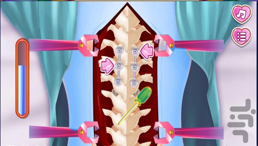 جراحی کمر آنا خانوم - Gameplay image of android game