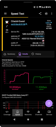analiti - Speed & WiFi - Image screenshot of android app