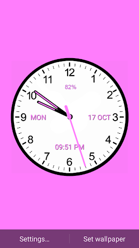 Analog Clock - Image screenshot of android app