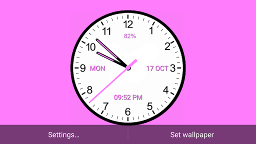 Analog Clock - Image screenshot of android app