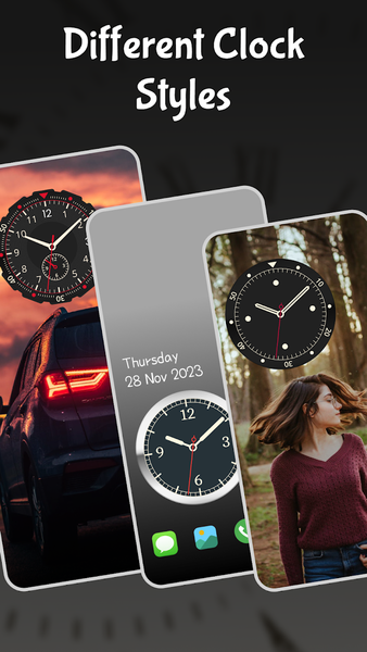 Live Analog Clock Wallpaper - عکس برنامه موبایلی اندروید