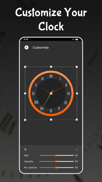 Live Analog Clock Wallpaper - عکس برنامه موبایلی اندروید