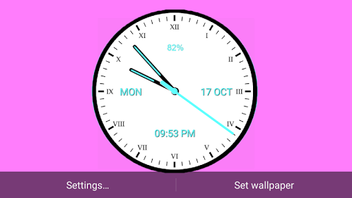 Analog Clock Classic - Image screenshot of android app
