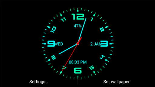 Analog Clock Live Wallpaper for Android - Download | Cafe Bazaar Analog Clock Live Wallpaper for Android - Download | Cafe Bazaar
