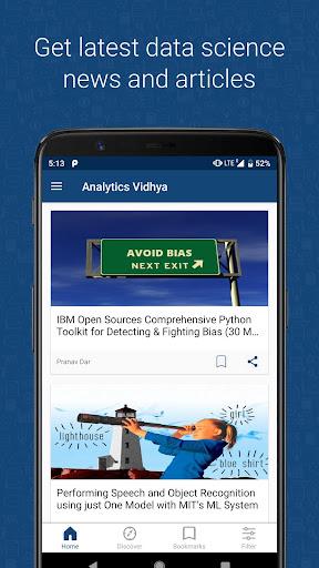 Analytics Vidhya - Machine Learning & Data Science - عکس برنامه موبایلی اندروید