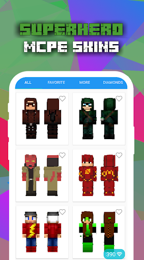 Superhero Skins - عکس برنامه موبایلی اندروید