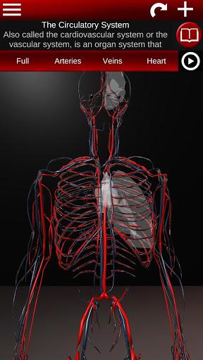 Circulatory System 3D Anatomy - Image screenshot of android app
