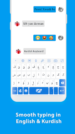 Kurdish Keyboard- Kurdish typing keypad - Image screenshot of android app