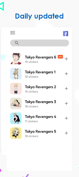 Tokyo Revengers Stickers - عکس برنامه موبایلی اندروید