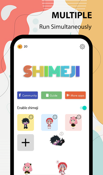 Shimeji - desktop pet - عکس برنامه موبایلی اندروید