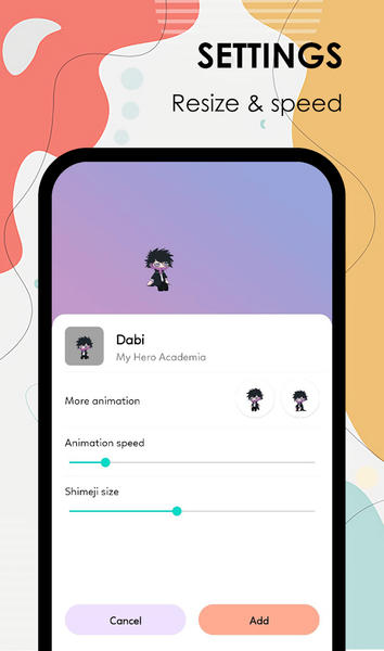 Shimeji - desktop pet - عکس برنامه موبایلی اندروید