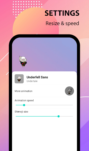 Undertale Shimeji - عکس برنامه موبایلی اندروید