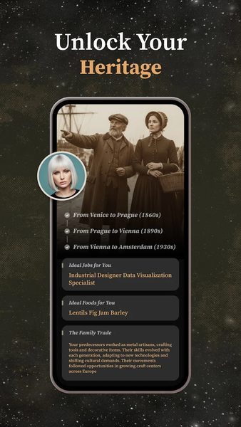 Ancestry AI - عکس برنامه موبایلی اندروید