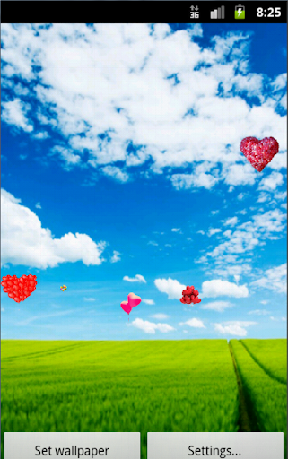 Balloons Live Wallpaper Free - Image screenshot of android app