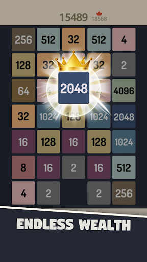 2048 Merge Numbers - Image screenshot of android app