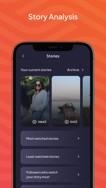 Profile : Follower Analysis - عکس برنامه موبایلی اندروید