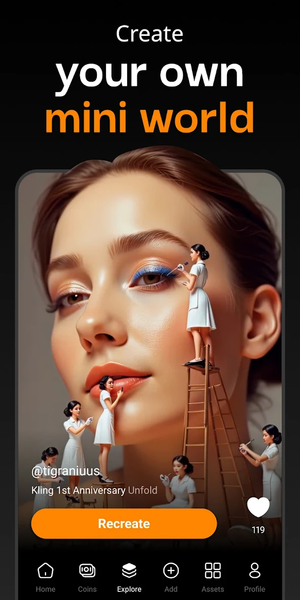 WowClip: AI Video Generator - عکس برنامه موبایلی اندروید