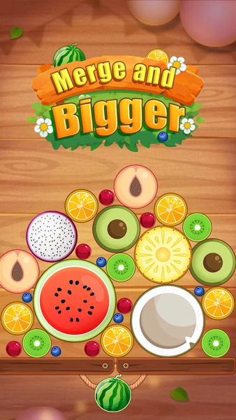 Merge Bigger - 2048 Game - Gameplay image of android game