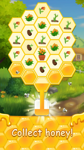 Honey Bottles - merge puzzle - Gameplay image of android game