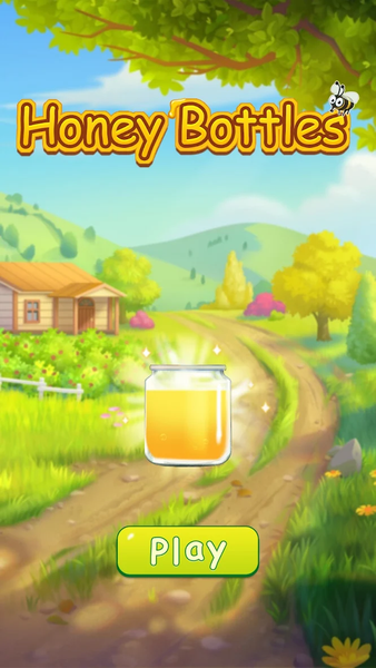 Honey Bottles - merge puzzle - Gameplay image of android game