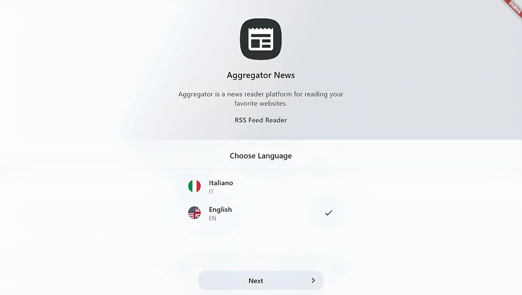 Aggregator News - RSS Reader - Image screenshot of android app