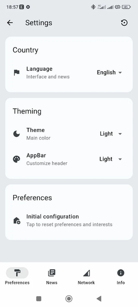 Aggregator News - RSS Reader - Image screenshot of android app
