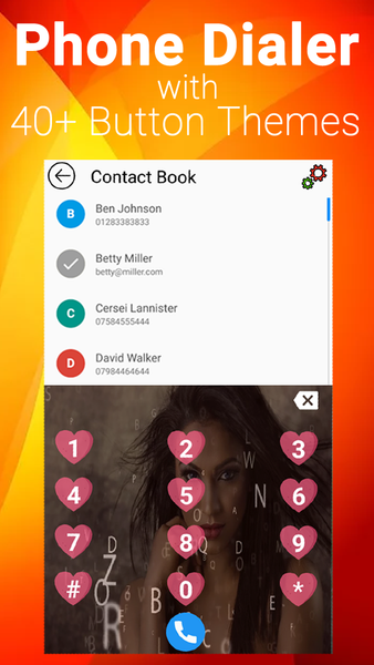 My photo phone dialer - عکس برنامه موبایلی اندروید
