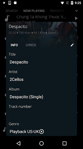 Music Player: MP۳ Player Onemp - عکس برنامه موبایلی اندروید