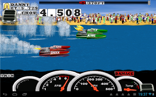 Drag Racing Boats - Gameplay image of android game