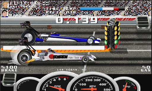 Burn Out Drag Racing - Gameplay image of android game