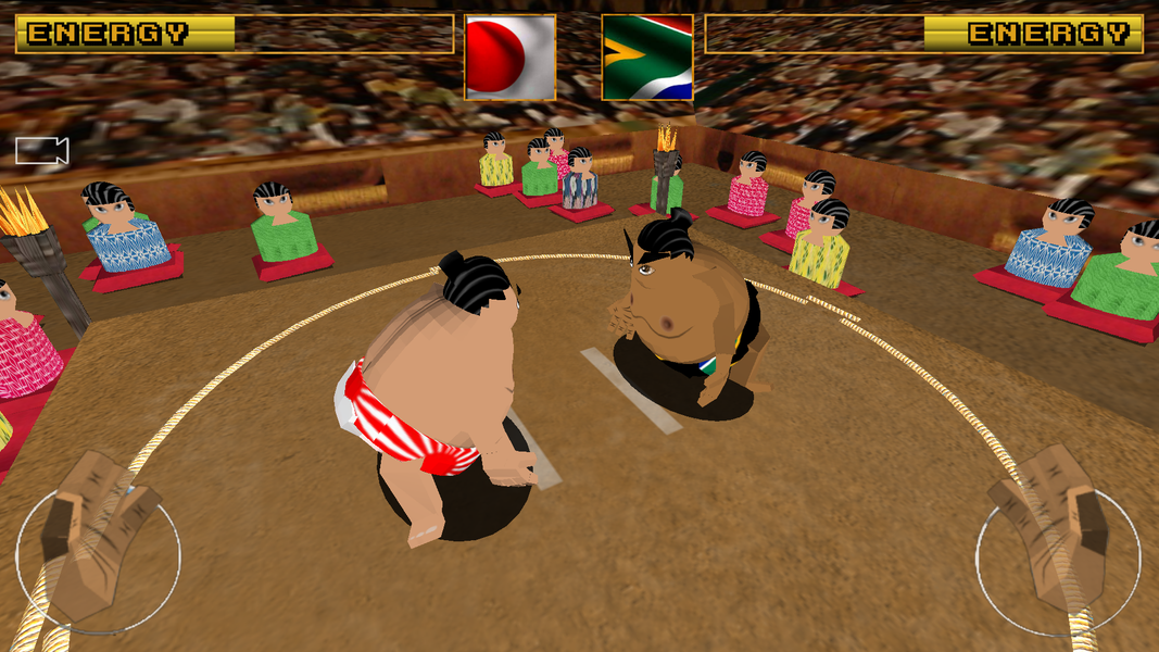 Sumo Slap - Gameplay image of android game