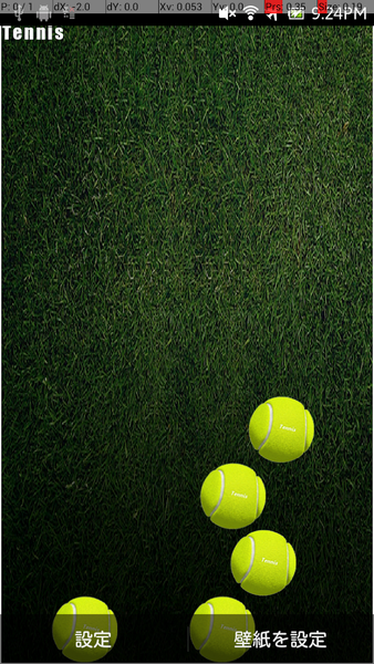 Tennis Live Wallpaper - Image screenshot of android app