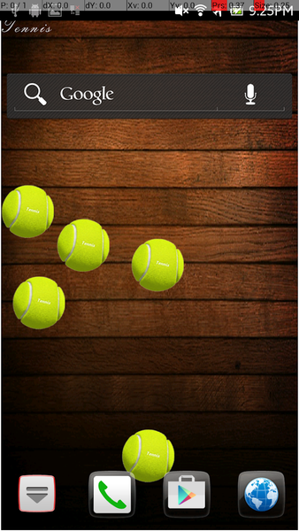 Tennis Live Wallpaper - Image screenshot of android app