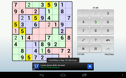 Andoku Sudoku ۲ - عکس بازی موبایلی اندروید