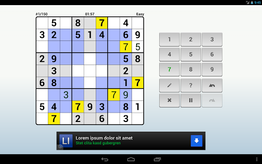 Andoku Sudoku ۲ - عکس بازی موبایلی اندروید