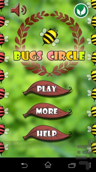 Bugs Circle - Gameplay image of android game