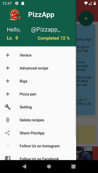Pizzapp - Image screenshot of android app