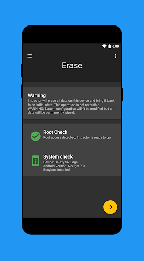 Impactor Universal Unroot - Image screenshot of android app