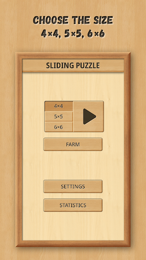 Sliding Puzzle: Wooden Classic - عکس بازی موبایلی اندروید