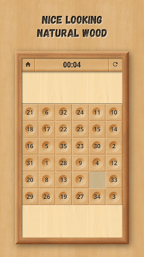 Sliding Puzzle: Wooden Classic - عکس بازی موبایلی اندروید