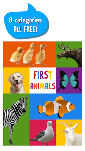First Words for Baby: Animals - Gameplay image of android game