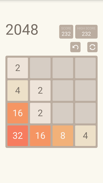2048 - Image screenshot of android app