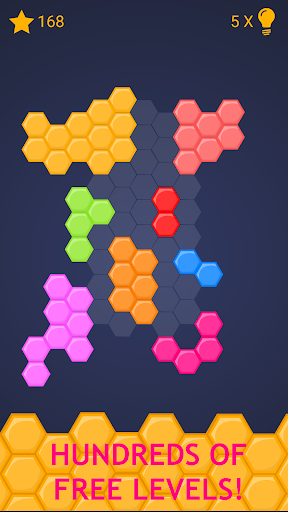 Hexa Block Puzzle - Gameplay image of android game